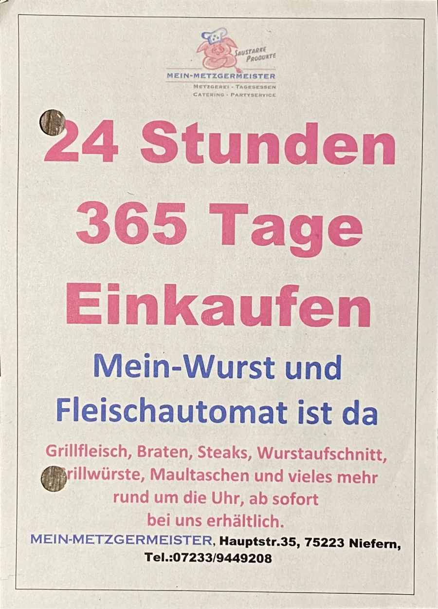 24 Stunden · 365 Tage einkaufen