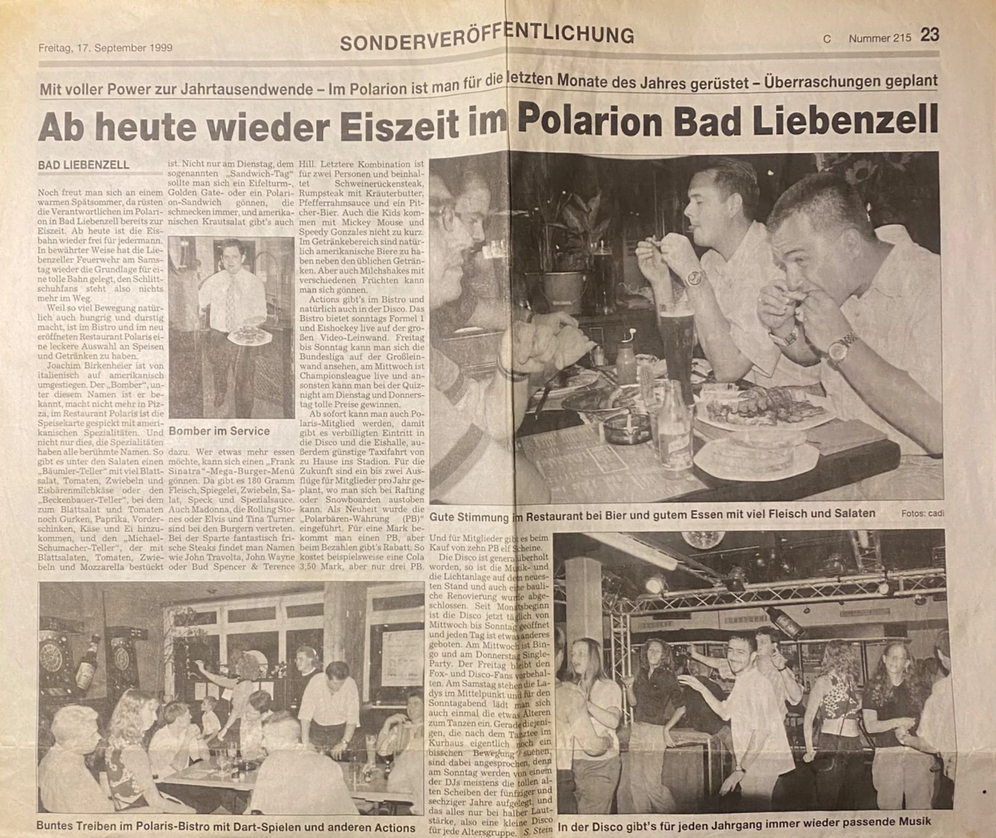 Ab heute wieder Eiszeit im Polarion Bad Liebenzell