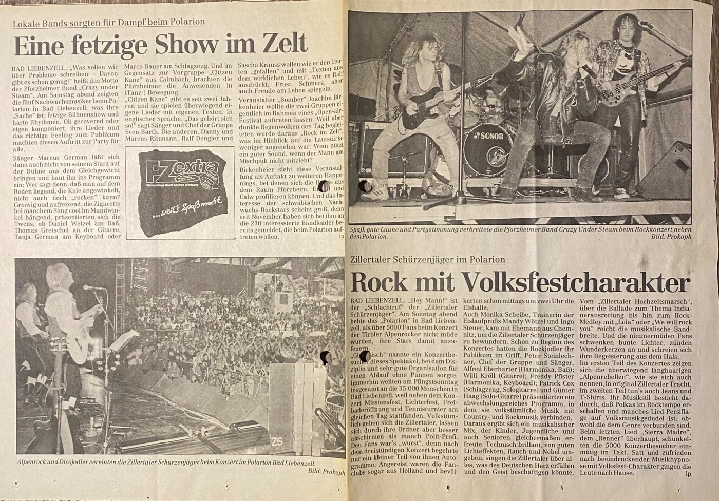 Musik und Veranstaltungen im Polarion