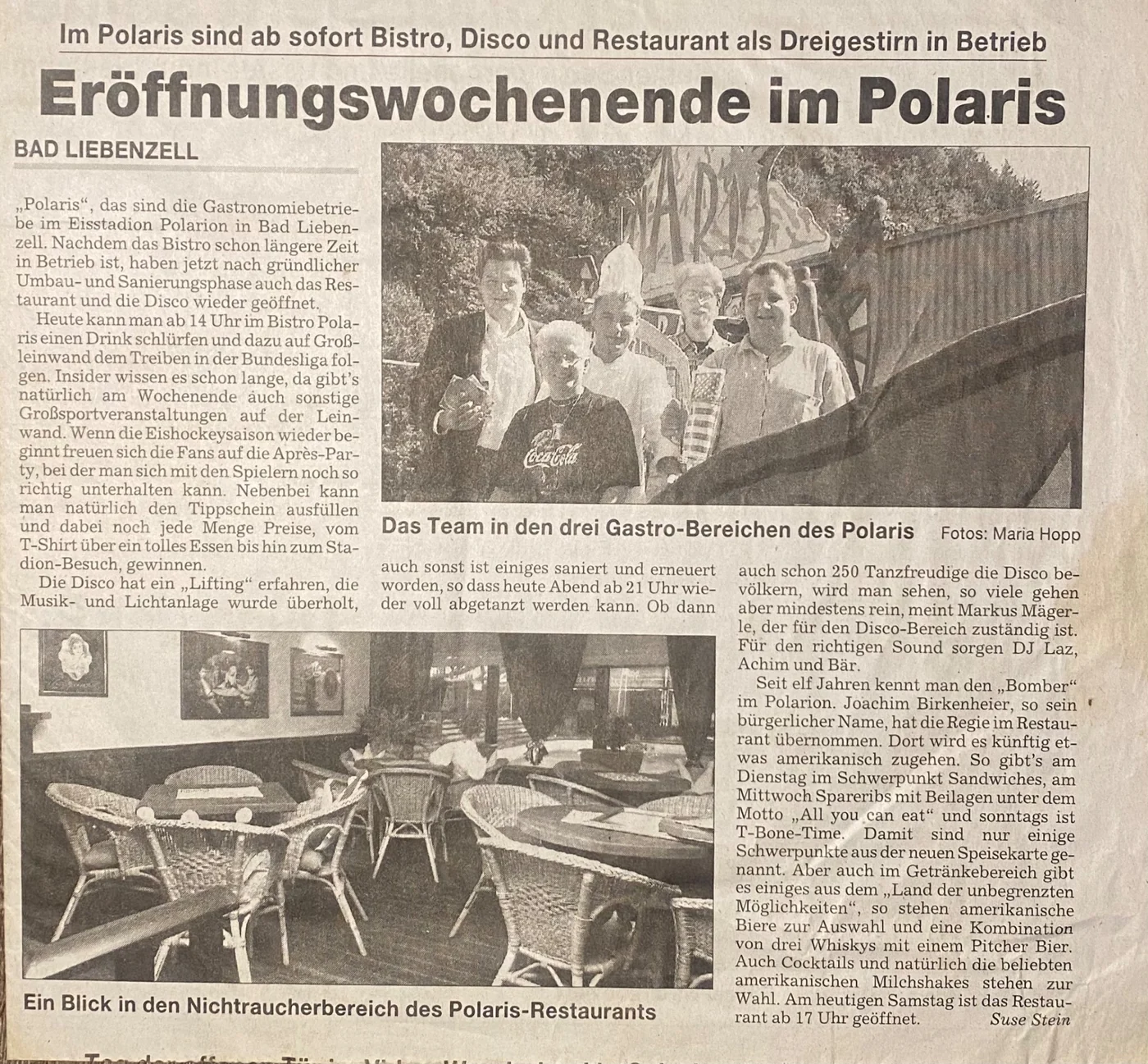 Eröffnungswochenende im Polaris